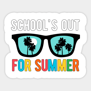 School's Out For Summer Sticker